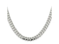 FJC Finejewelers 925 Sterling Silver Polished Domed Curb Chain 28 Inches x 7.8 mm
