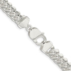 FJC Finejewelers 925 Sterling Silver Polished Domed Curb Chain 20 Inches x 9 mm