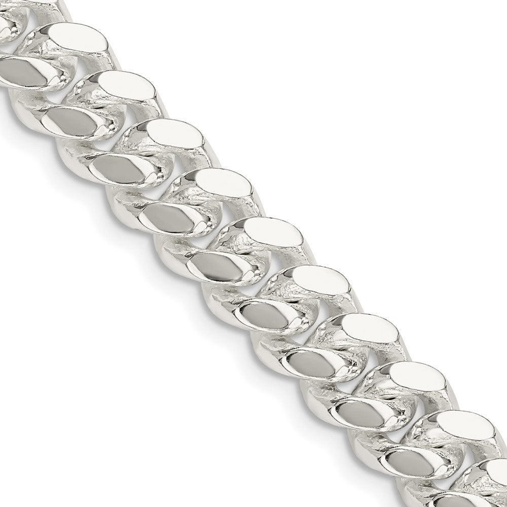 FJC Finejewelers 925 Sterling Silver Polished Domed Curb Chain 24 Inches x 9 mm
