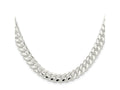 FJC Finejewelers 925 Sterling Silver Polished Domed Curb Bracelet Chain 8 Inches x 9 mm