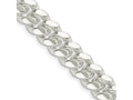 FJC Finejewelers 925 Sterling Silver Polished Domed Curb Bracelet Chain 9 Inches x 10.5 mm