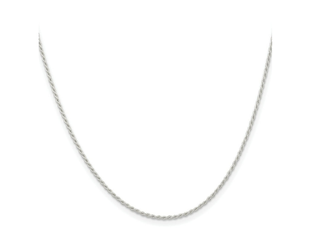 FJC Finejewelers 925 Sterling Silver Solid Rope Chain 28 Inches x 1.3 mm
