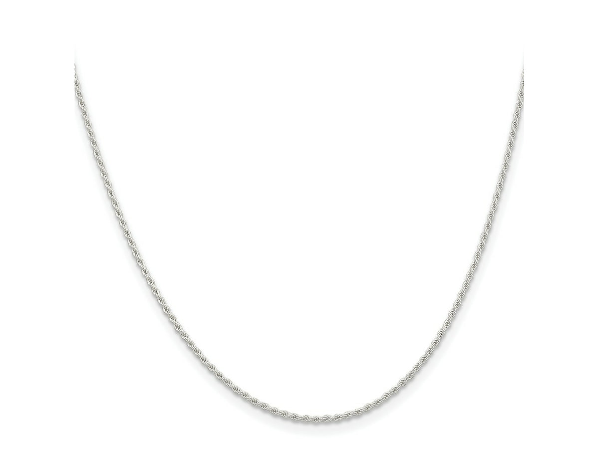 FJC Finejewelers 925 Sterling Silver Solid Rope Chain 36 Inches x 1.3 mm