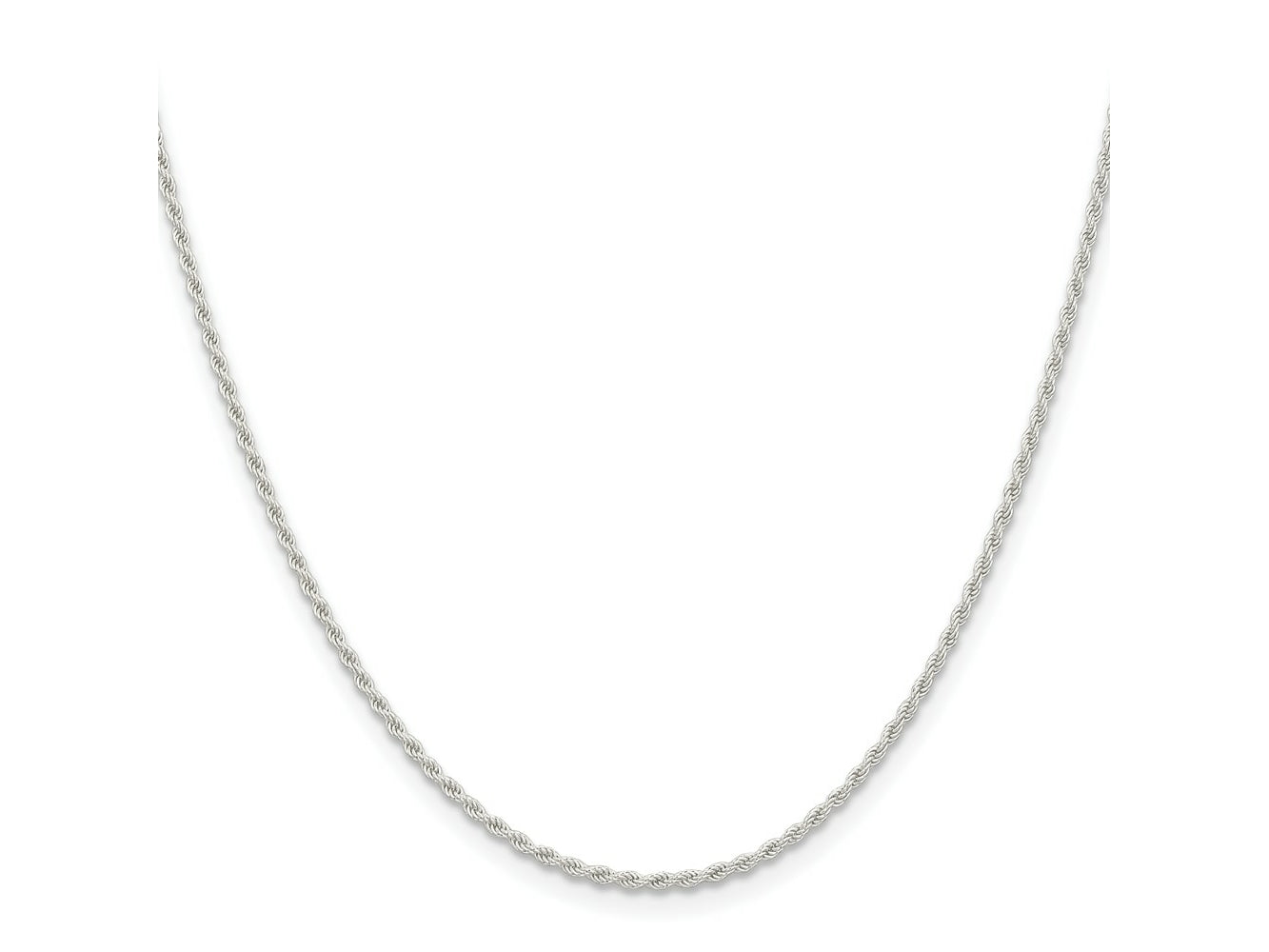 FJC Finejewelers 925 Sterling Silver Solid Rope Chain 26 Inches x 1.5 mm