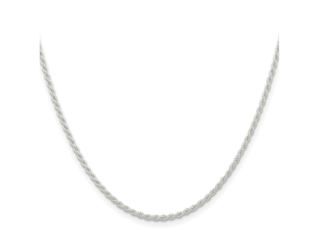 FJC Finejewelers 925 Sterling Silver Solid Rope Chain 36 Inches x 1.8 mm
