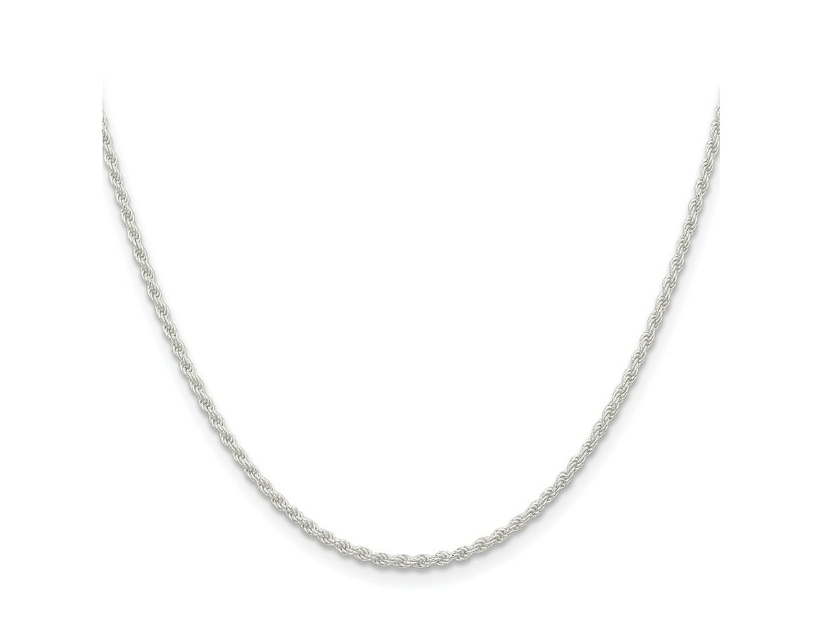 FJC Finejewelers 925 Sterling Silver Solid Rope Chain 36 Inches x 1.8 mm