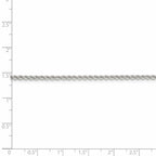 FJC Finejewelers 925 Sterling Silver Solid Rope Chain 28 Inches x 2.3 mm