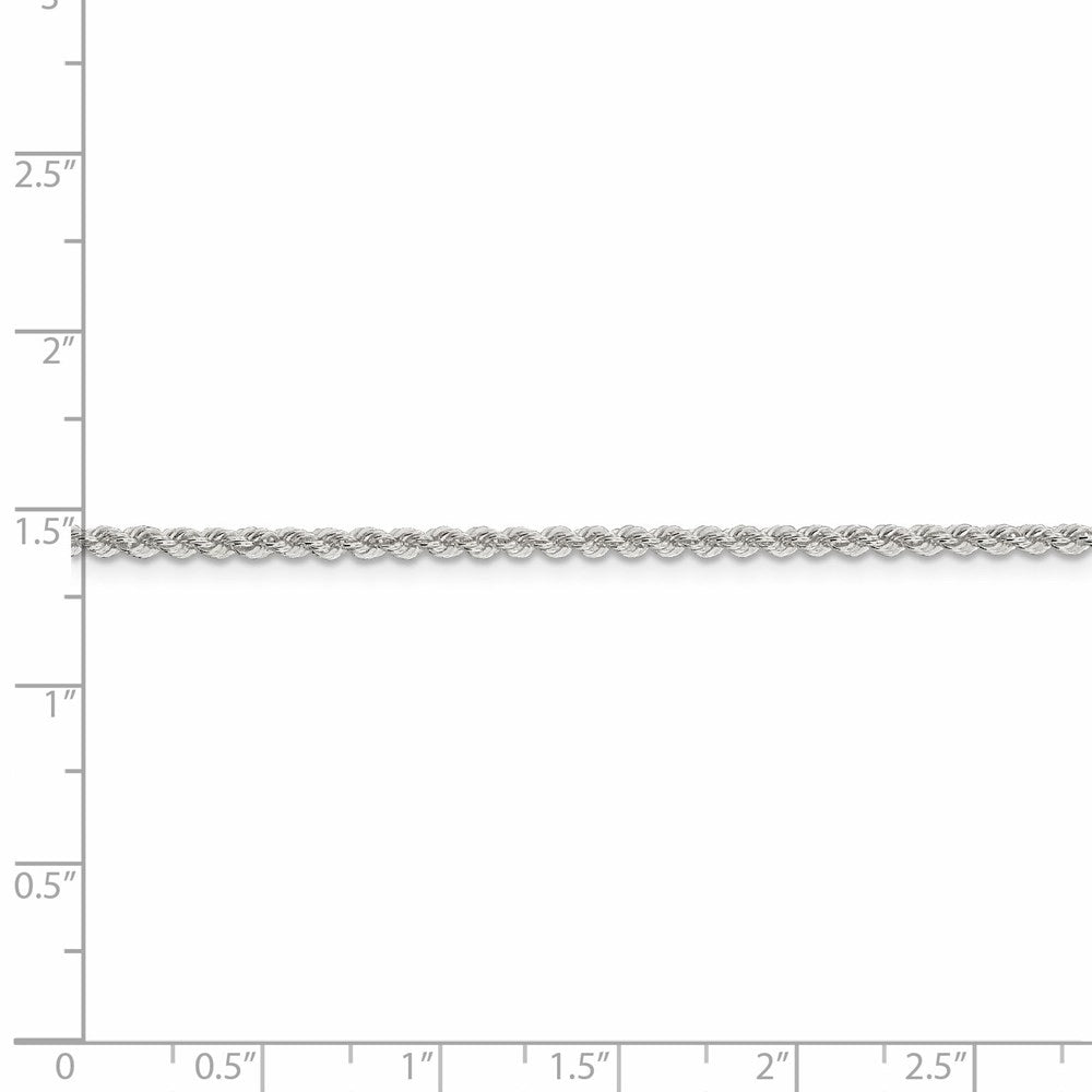 FJC Finejewelers 925 Sterling Silver Solid Rope Chain 28 Inches x 2.3 mm