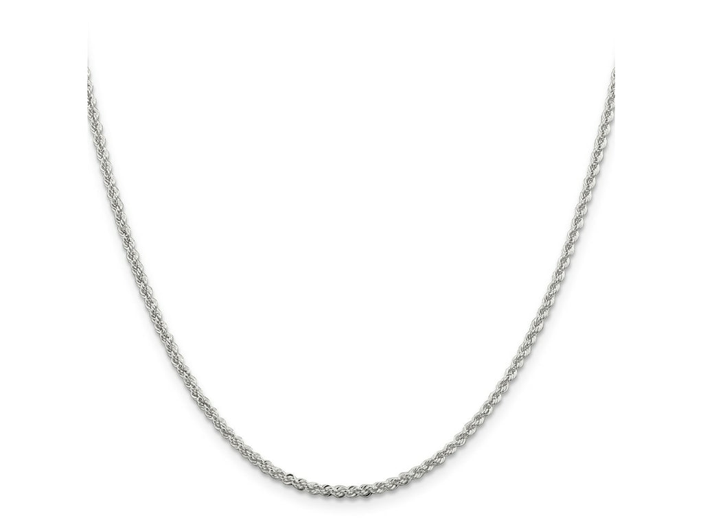 FJC Finejewelers 925 Sterling Silver Solid Rope Chain 36 Inches x 2.3 mm