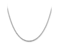 FJC Finejewelers 925 Sterling Silver Rhodium Plated Solid Rope Chain 30 Inches x 2.3 mm