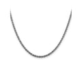 FJC Finejewelers 925 Sterling Silver Rhodium Plated Solid Rope Chain 18 Inches x 2.5 mm