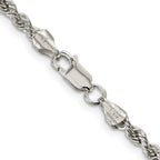 FJC Finejewelers 925 Sterling Silver Solid Rope Chain 36 Inches x 3 mm