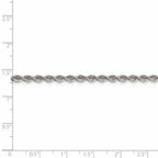 FJC Finejewelers 925 Sterling Silver Solid Rope Chain 36 Inches x 3 mm