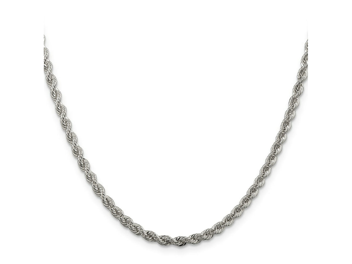FJC Finejewelers 925 Sterling Silver Solid Rope Chain 36 Inches x 3 mm