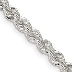 FJC Finejewelers 925 Sterling Silver Solid Rope Chain 28 Inches x 4.3 mm
