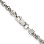 FJC Finejewelers 925 Sterling Silver Solid Rope Chain 28 Inches x 4.3 mm