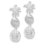 FJC Finejewelers 925 Sterling Silver Polished Sea Life Dangle Post Earrings 35 mm x 12 mm