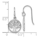 FJC Finejewelers 925 Sterling Silver Tree Dangle Earrings 21 x 11 mm