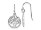 FJC Finejewelers 925 Sterling Silver Tree Dangle Earrings 21 x 11 mm