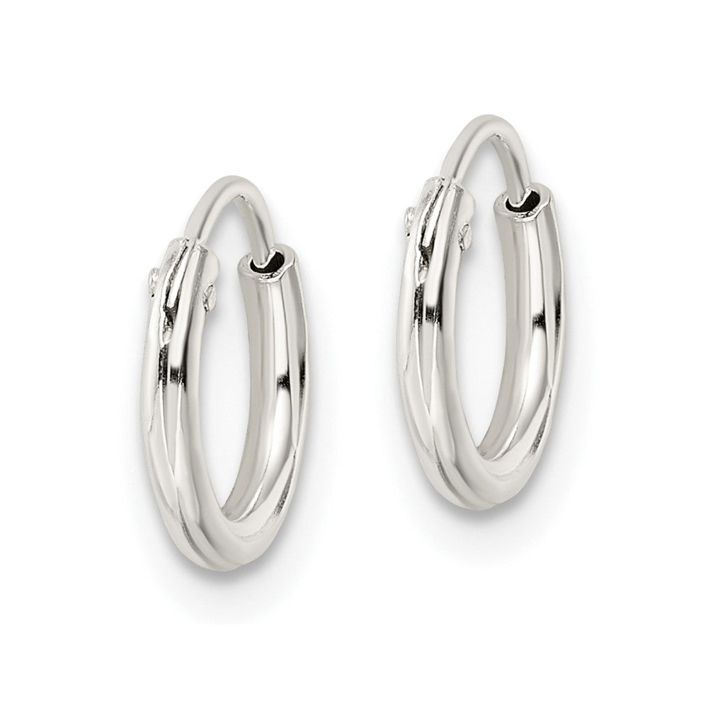 FJC Finejewelers 925 Sterling Silver Polished Endless Tube Hoop Earrings 1.5 x 10 mm