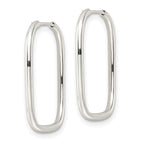 FJC Finejewelers 925 Sterling Silver Polished 1.5mm Square Endless Tube Hoop Earrings 23 mm x 23 mm