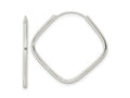 FJC Finejewelers 925 Sterling Silver Polished Endless Square Hoop Earrings 27 x 28 mm