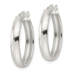 FJC Finejewelers 925 Sterling Silver Polished Hoop Earrings 25 x 24 mm