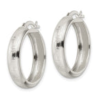 FJC Finejewelers 925 Sterling Silver Polished Greek Key Circle Hoop Earrings 26 x 25 mm