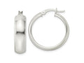FJC Finejewelers 925 Sterling Silver Polished 7x Hoop Earrings 25 x 25 mm