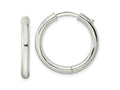 FJC Finejewelers 925 Sterling Silver Polished 3x Hinged Tube Hoop Earrings 24 x 25 mm