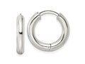 FJC Finejewelers 925 Sterling Silver Polished Hinged Circle Hoop Earrings 19 x 20 mm