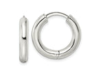 FJC Finejewelers 925 Sterling Silver Polished Hinged Circle Hoop Earrings 19 x 20 mm