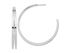 FJC Finejewelers 925 Sterling Silver Rhodium Plated Split Design Hoop Post Earrings 54 x 54 mm