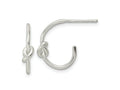 FJC Finejewelers 925 Sterling Silver Polished Knotted Hoop Earrings 16 x 13 mm