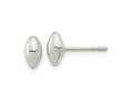 FJC Finejewelers 925 Sterling Silver Button Polished Puffed Bead Post Earrings 8 x 4 mm