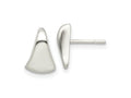 FJC Finejewelers 925 Sterling Silver Button Polished Fancy Wedge-shaped Post Earrings 10 x 7 mm