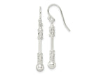 FJC Finejewelers 925 Sterling Silver Polished Fancy Beaded Dangle Earrings 37 x 4 mm