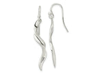 FJC Finejewelers 925 Sterling Silver Polished Twisted Dangle Earrings 43 x 3 mm