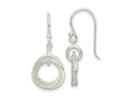 FJC Finejewelers 925 Sterling Silver Polished Intertwined Circles Dangle Earrings 29 x 12 mm
