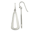 FJC Finejewelers 925 Sterling Silver Polished Teardrop Dangle Shephard Hook Earrings 42 x 13 mm