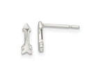 FJC Finejewelers 925 Sterling Silver Button Polished Tiny Arrow Post Earrings 8 x 2 mm