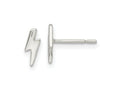 FJC Finejewelers 925 Sterling Silver Button Polished Tiny Lightning Post Earrings 8 x 3 mm