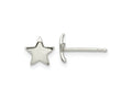 FJC Finejewelers 925 Sterling Silver Button Polished Star Post Earrings 7 x 8 mm