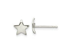 FJC Finejewelers 925 Sterling Silver Button Polished Star Post Earrings 7 x 8 mm