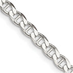 FJC Finejewelers 925 Sterling Silver Flat Cuban Anchor Chain 26 Inches x 4.15 mm