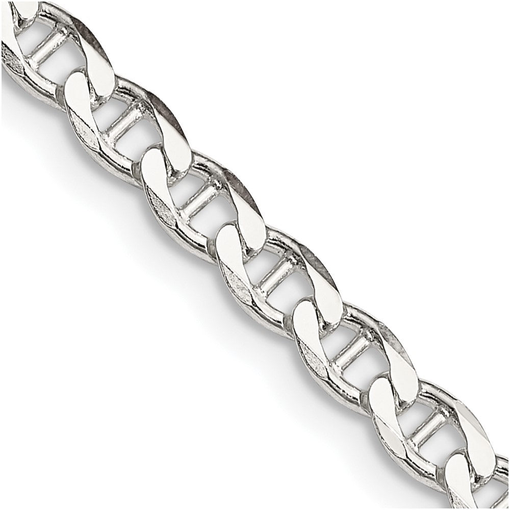 FJC Finejewelers 925 Sterling Silver Flat Cuban Anchor Chain 26 Inches x 4.15 mm