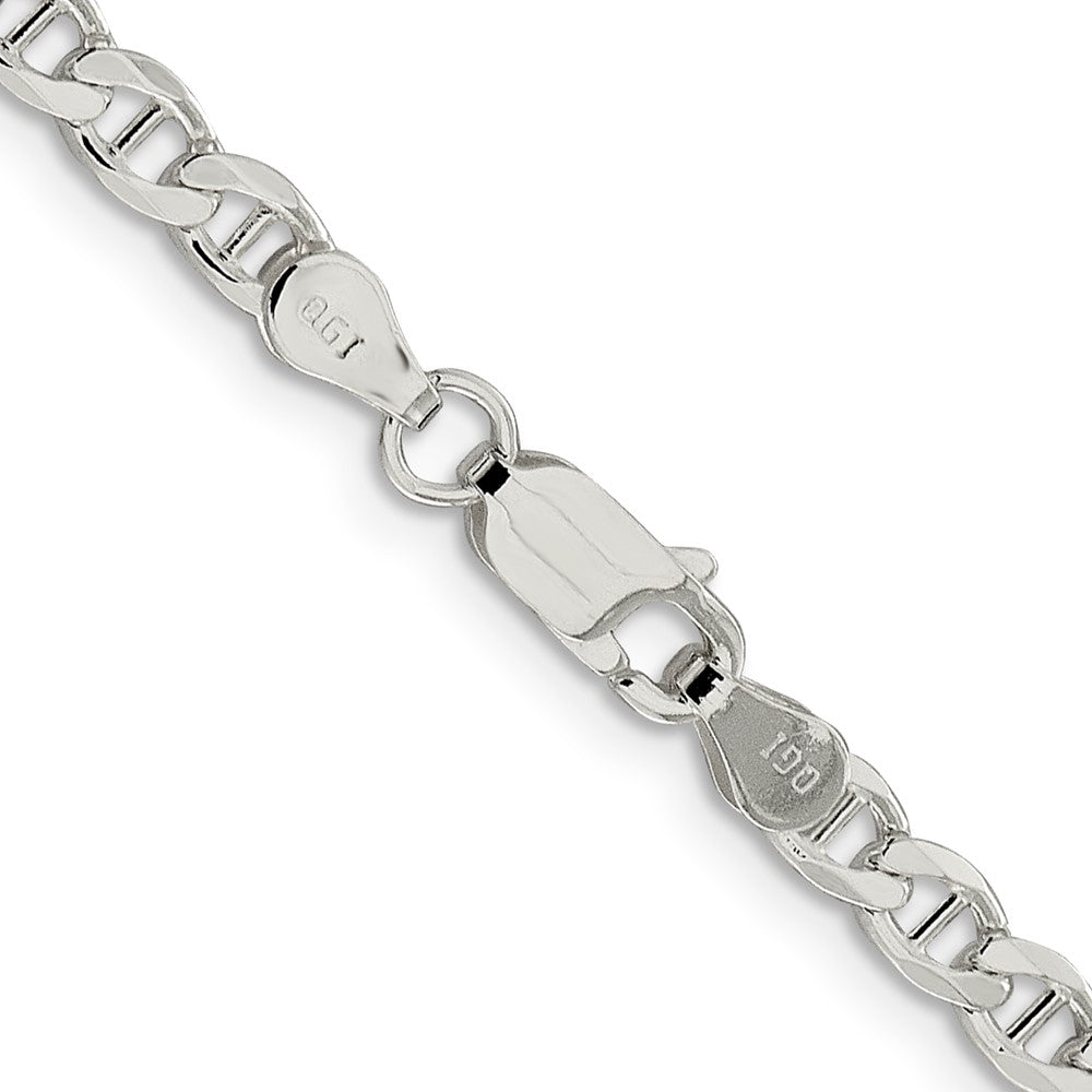 FJC Finejewelers 925 Sterling Silver Flat Cuban Anchor Chain 26 Inches x 4.15 mm