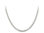 FJC Finejewelers 925 Sterling Silver Flat Cuban Anchor Chain 26 Inches x 4.15 mm