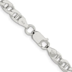 FJC Finejewelers 925 Sterling Silver Flat Cuban Anchor Bracelet Chain 9 Inches x 5.7 mm