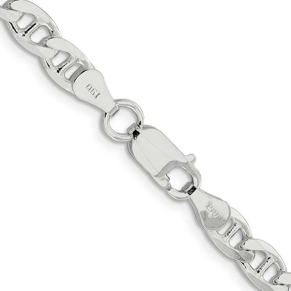 FJC Finejewelers 925 Sterling Silver Flat Cuban Anchor Bracelet Chain 9 Inches x 5.7 mm